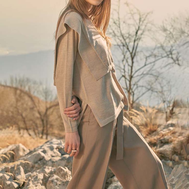 レイヤードニット