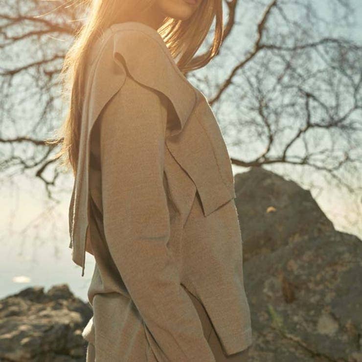 レイヤードニット