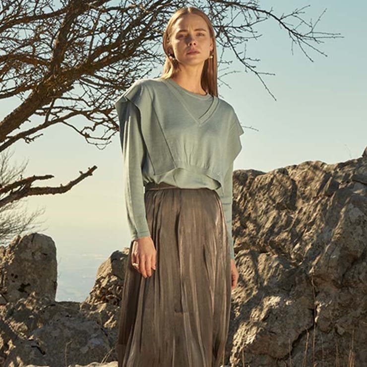 レイヤードニット