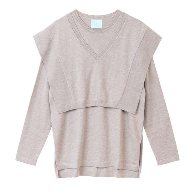 レイヤードニット