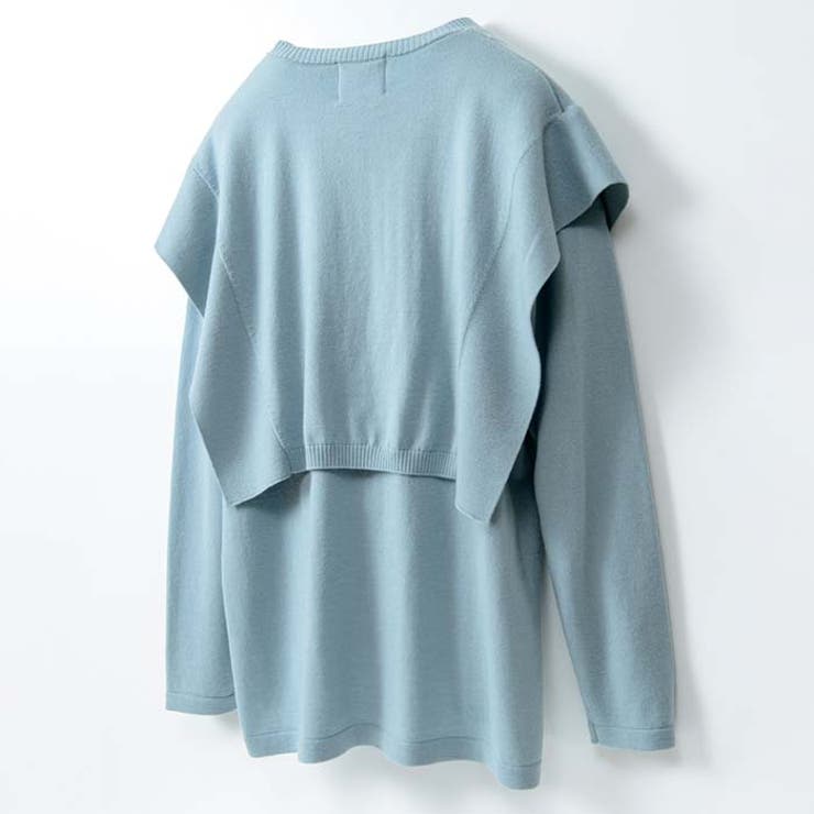 レイヤードニット