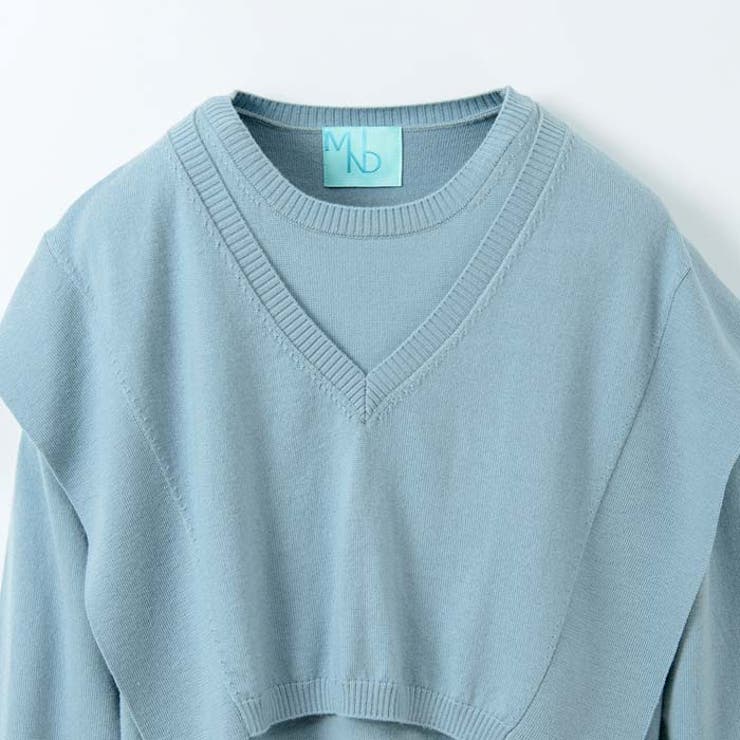 レイヤードニット