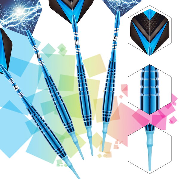 Qoo10] ソフトダーツ セット 2BA ダーツセッ