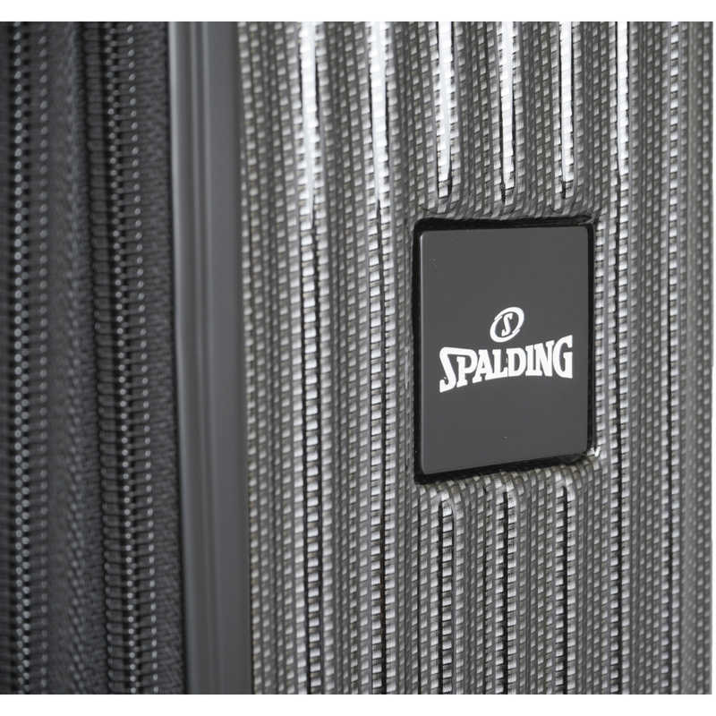 SPALDING　スーツケース ファスナータイプ 旅行日数目安：10日以上 114L(拡張時125L) TSAロック搭載 ［TSAロック搭載］ ホワイトカーボン　SP-0836-74-WHC