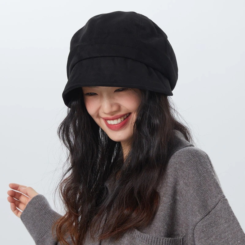 【1つ買うと1つ無料】ラッキーバッグ 帽子 レディース 新作 スリーインワン パイルハット スエード オールマッチ フィッシャーマンハット 盆地帽 頭周り大ベレー