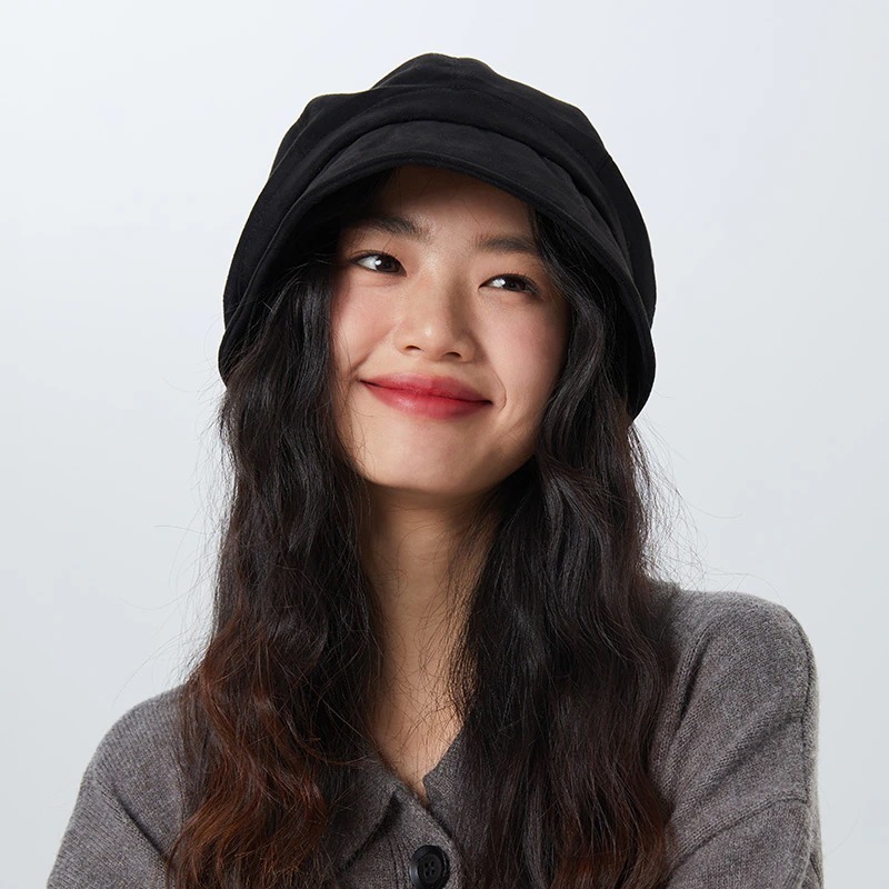 【1つ買うと1つ無料】ラッキーバッグ 帽子 レディース 新作 スリーインワン パイルハット スエード オールマッチ フィッシャーマンハット 盆地帽 頭周り大ベレー