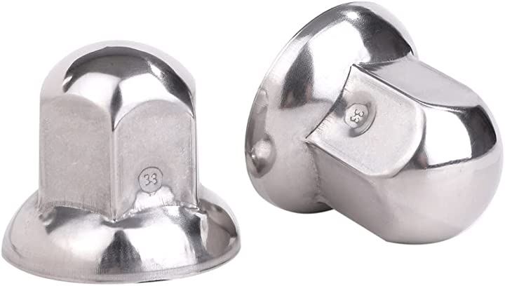 ナット キャップ ISO33mm 高さ51mm ステンレス 丸型 大型10穴用 デコトラ 汎用品(60個セット) ナット キャップ ISO33mm 高さ51mm ステンレス 丸型 大型10穴用 デコトラ 汎用品(60個セット)