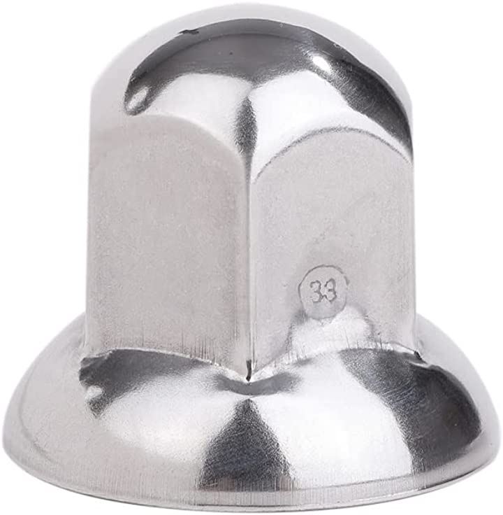 ナット キャップ ISO33mm 高さ51mm ステンレス 丸型 大型10穴用 デコトラ 汎用品(60個セット) ナット キャップ ISO33mm 高さ51mm ステンレス 丸型 大型10穴用 デコトラ 汎用品(60個セット)