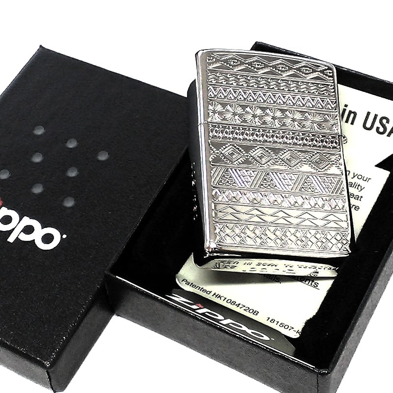 ZIPPO 限定500個生産 サンダーバード ラピスラズリ 御守り ジッポ ライター エッチング彫刻 プラチナシルバー 両面加工 シリアルナンバー入り お守り メンズ ギフト プレゼント