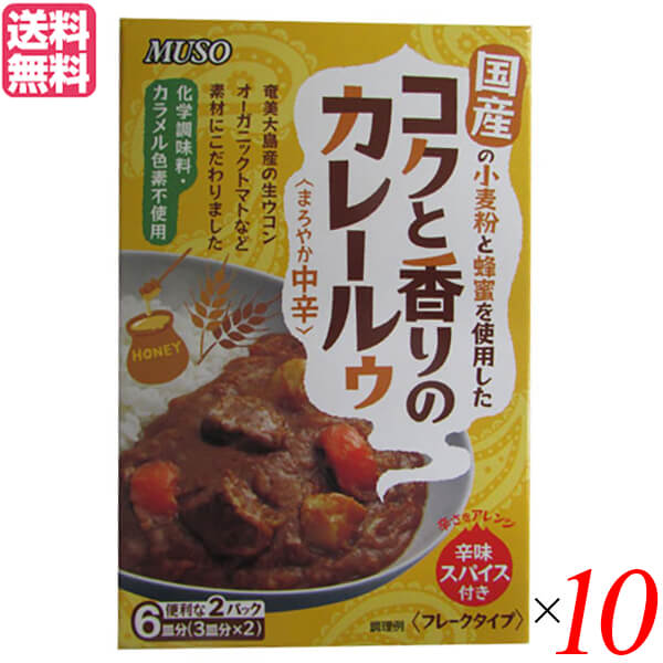 カレー レトルト カレールー ムソー コクと香りのカレールゥまろやか中辛 80g2【10箱】 カレー レトルト カレールー ムソー コクと香りのカレールゥまろやか中辛 80g2【10箱】