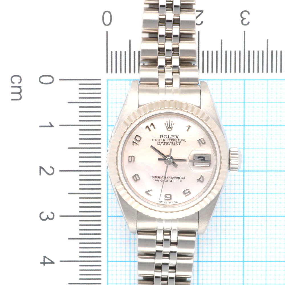 ロレックス デイトジャスト オイスターパーペチュアル 腕時計 ステンレススチール 79174NA 自動巻き 1年保証 ROLEX 中古