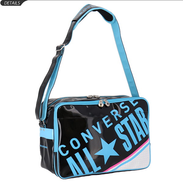 CONVERSE エナメルショルダーバック ほぼ未使用 新品】コンバース エナメルバッグ ショルダーバッグ スポーツ