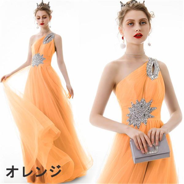 パーティードレス ワンショルダー ロング丈 披露宴 ロングドレス 大きいサイズ ドレス ワンピース パーティードレス ワンショルダー ロング丈 披露宴 ロングドレス 大きいサイズ ドレス ワンピース