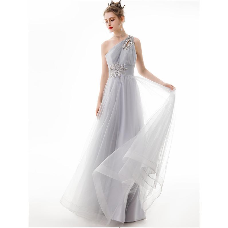 パーティードレス ワンショルダー ロング丈 披露宴 ロングドレス 大きいサイズ ドレス ワンピース パーティードレス ワンショルダー ロング丈 披露宴 ロングドレス 大きいサイズ ドレス ワンピース