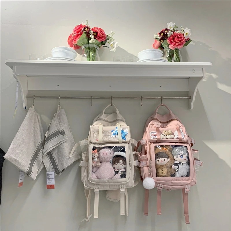 痛バッグ 大容量 3way リュック ショルダー ハンド 韓国 缶バッチ 通勤/通学 痛バッグ スクエア 痛リュック 推し活 デコ ぬいぐるみ バッグ オタク 痛バ リュックサック 5色 痛バッグ 大容量 3way リュック ショルダー ハンド 韓国 缶バッチ 通勤/通学 痛バッグ スクエア 痛リュック 推し活 デコ ぬいぐるみ バッグ オタク 痛バ リュックサック 5色