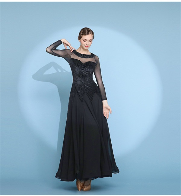 社交ダンス衣装 社交ダンス ドレス スタンダード 社交ダンス衣装 ワンピース タンゴ モダンドレス 黒 大きいサイズ 長袖 社交ダンスドレス 広がる裾 競技着 練習着 演出用 ワルツダンス ダンス衣装 社交ダンス衣装 社交ダンス ドレス スタンダード 社交ダンス衣装 ワンピース タンゴ モダンドレス 黒 大きいサイズ 長袖 社交ダンスドレス 広がる裾 競技着 練習着 演出用 ワルツダンス ダンス衣装
