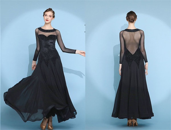 社交ダンス衣装 社交ダンス ドレス スタンダード 社交ダンス衣装 ワンピース タンゴ モダンドレス 黒 大きいサイズ 長袖 社交ダンスドレス 広がる裾 競技着 練習着 演出用 ワルツダンス ダンス衣装 社交ダンス衣装 社交ダンス ドレス スタンダード 社交ダンス衣装 ワンピース タンゴ モダンドレス 黒 大きいサイズ 長袖 社交ダンスドレス 広がる裾 競技着 練習着 演出用 ワルツダンス ダンス衣装