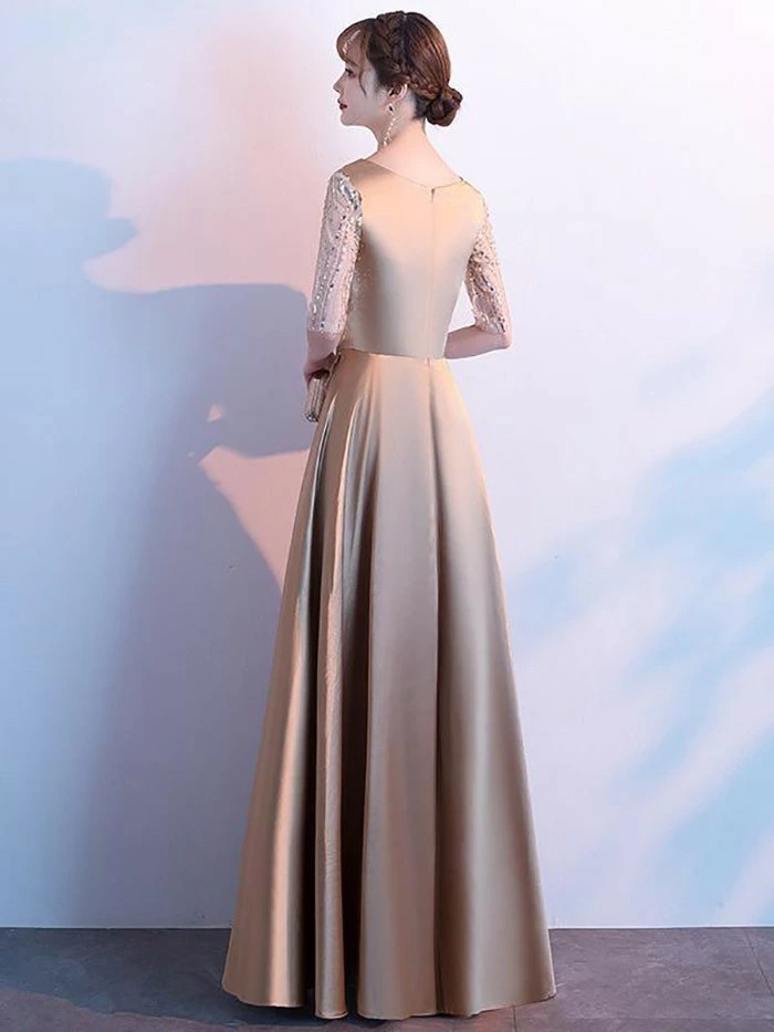新品登場 ドレス 大人 ピアノ 発表会 演奏会用ドレス ロングドレス 演奏会 イブニングドレス 結婚式 母親 ピアノ発表会 中学生 パーティードレス 発表会ドレス 大きいサイズ 高校生 キラキラ コン_4