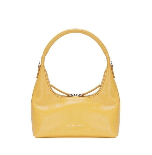 【MARGESHERWOOD】 HOBO MINI+STRAP : YELLOW GLOSSY PLAIN