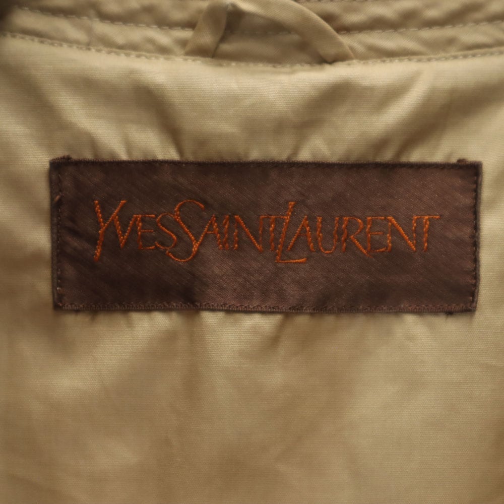 80s 90s オールド 長袖 ステンカラーコート 9月11日 ベージュ系 レディース