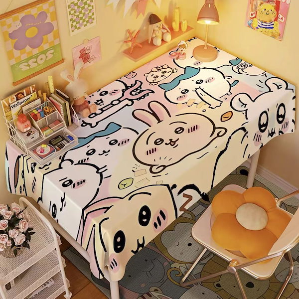 Qoo10] 新作！ちいかわ テーブルクロスかわいいち