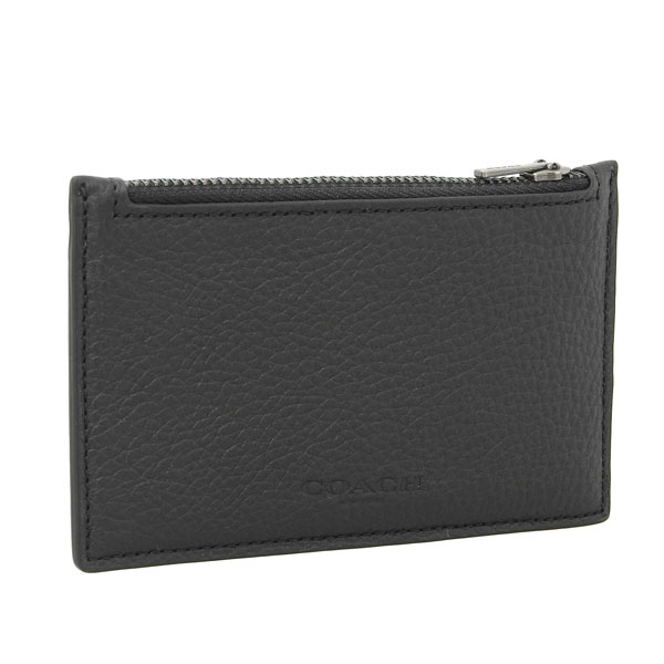コーチ/COACH カードケース 名刺ケース レザー ブラック