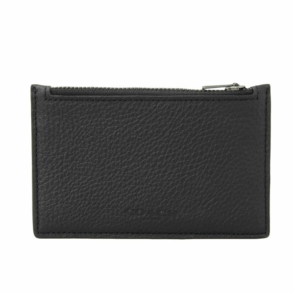 コーチ/COACH カードケース 名刺ケース レザー ブラック