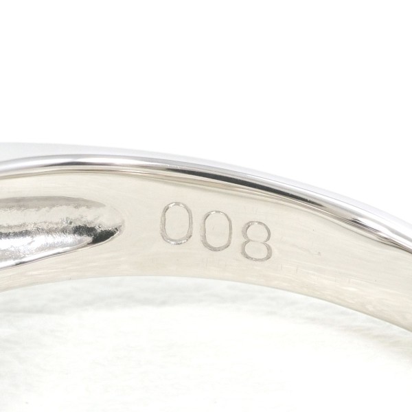 PT900 プラチナ リング 11号 パール(真珠) 約10mm ダイヤ 0.08 中古 PT900 プラチナ リング 11号 パール(真珠) 約10mm ダイヤ 0.08 中古