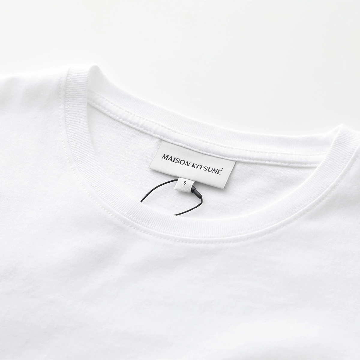 MAISON KITSUNE メゾンキツネ Tシャツ MW00119KJ0008 レディース 半袖 クルーネック カットソー コットン フォックス刺繍パッチ カラー4色