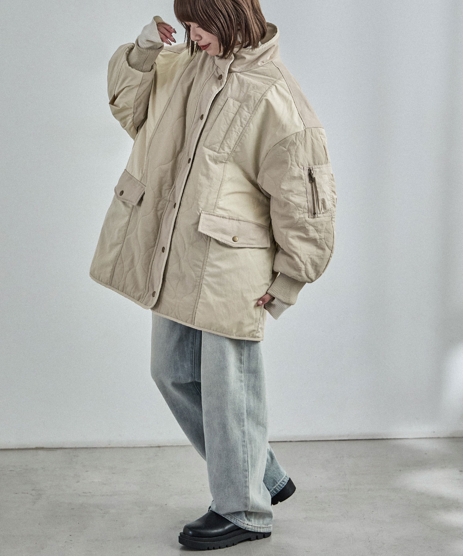 ヴィンテージ風パッチワーク中綿コート ダウンコート ダウンジャケット ブルゾン ハーフコート 防寒対策 カジュアル ガーリー フェミニン 韓国ファッション オーバーサイズ ゆったり 大きめ 通勤 通学 ヴィンテージ風パッチワーク中綿コート ダウンコート ダウンジャケット ブルゾン ハーフコート 防寒対策 カジュアル ガーリー フェミニン 韓国ファッション オーバーサイズ ゆったり 大きめ 通勤 通学