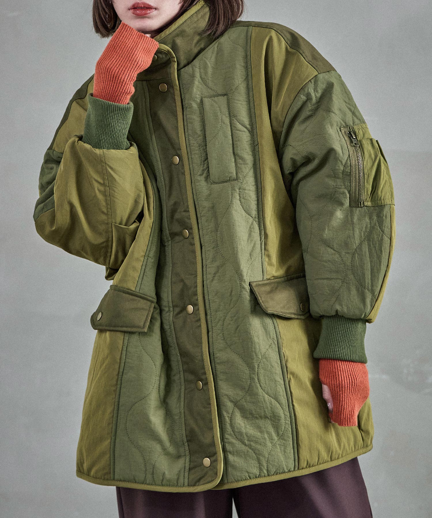 ヴィンテージ風パッチワーク中綿コート ダウンコート ダウンジャケット ブルゾン ハーフコート 防寒対策 カジュアル ガーリー フェミニン 韓国ファッション オーバーサイズ ゆったり 大きめ 通勤 通学 ヴィンテージ風パッチワーク中綿コート ダウンコート ダウンジャケット ブルゾン ハーフコート 防寒対策 カジュアル ガーリー フェミニン 韓国ファッション オーバーサイズ ゆったり 大きめ 通勤 通学