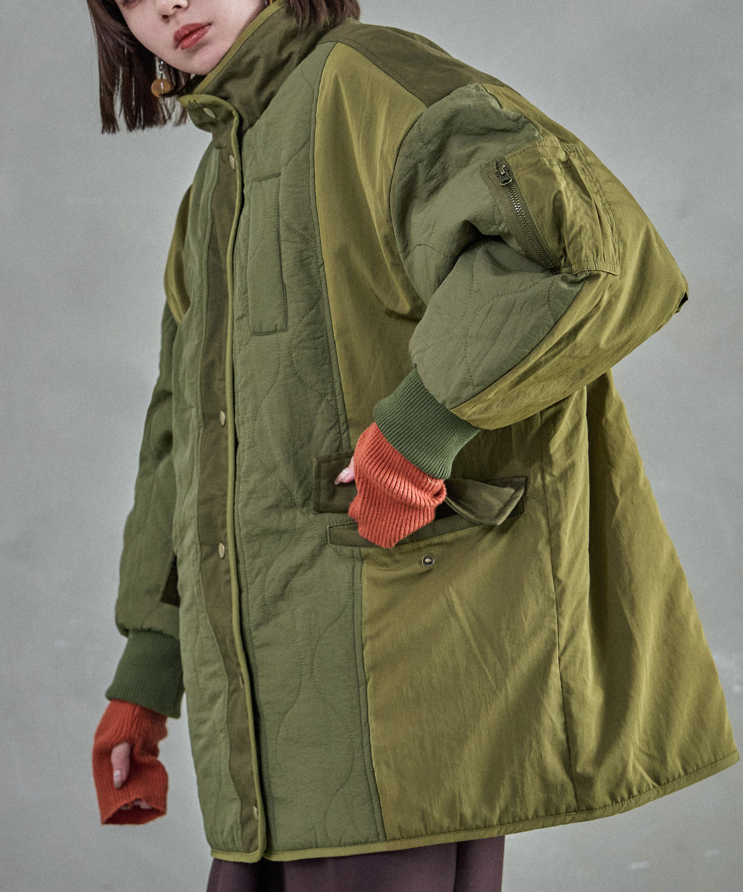 ヴィンテージ風パッチワーク中綿コート ダウンコート ダウンジャケット ブルゾン ハーフコート 防寒対策 カジュアル ガーリー フェミニン 韓国ファッション オーバーサイズ ゆったり 大きめ 通勤 通学 ヴィンテージ風パッチワーク中綿コート ダウンコート ダウンジャケット ブルゾン ハーフコート 防寒対策 カジュアル ガーリー フェミニン 韓国ファッション オーバーサイズ ゆったり 大きめ 通勤 通学