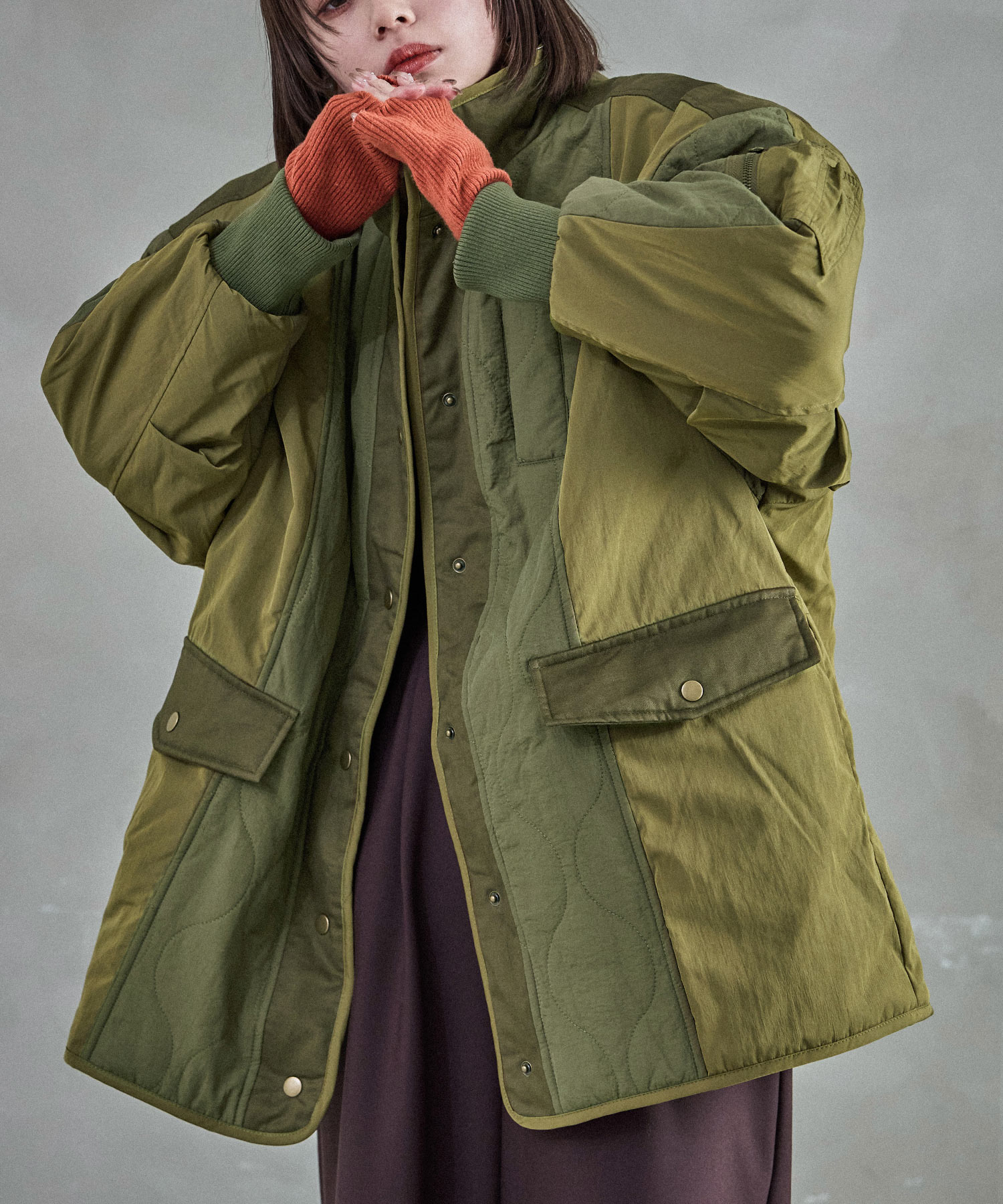 ヴィンテージ風パッチワーク中綿コート ダウンコート ダウンジャケット ブルゾン ハーフコート 防寒対策 カジュアル ガーリー フェミニン 韓国ファッション オーバーサイズ ゆったり 大きめ 通勤 通学 ヴィンテージ風パッチワーク中綿コート ダウンコート ダウンジャケット ブルゾン ハーフコート 防寒対策 カジュアル ガーリー フェミニン 韓国ファッション オーバーサイズ ゆったり 大きめ 通勤 通学