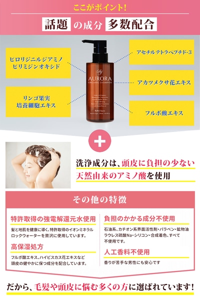 Qoo10] バレエジャポン ミノキシジル 誘導体 オーロラシャンプー