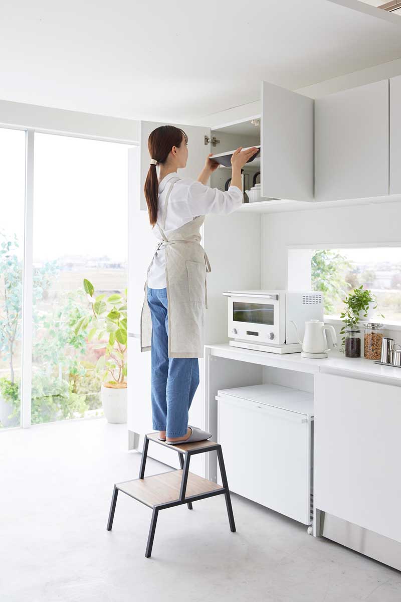 ステップ 山崎実業 tower タワー 踏み台 2段 1468 ブラック