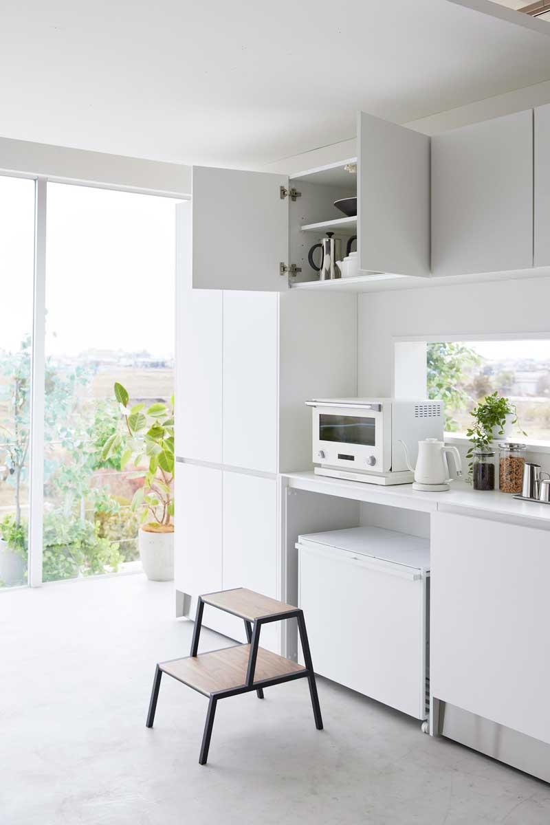 ステップ 山崎実業 tower タワー 踏み台 2段 1468 ブラック