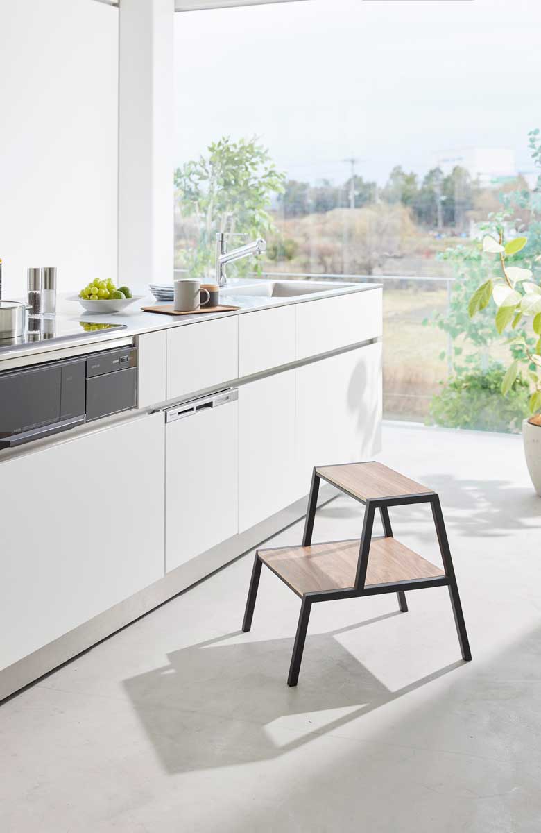 ステップ 山崎実業 tower タワー 踏み台 2段 1468 ブラック