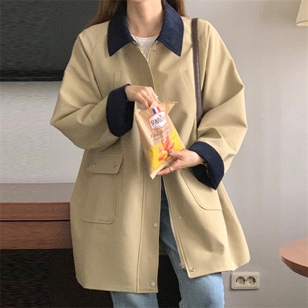 テーラードジャケット レディース 40代 長袖 ショート丈 カーキ ゆったり 通勤 大人 コート 秋 新作