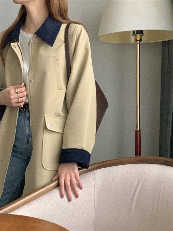 テーラードジャケット レディース 40代 長袖 ショート丈 カーキ ゆったり 通勤 大人 コート 秋 新作