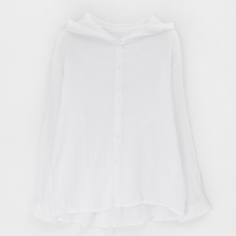 ブラックアップ モリンツ シースルー フードシャツ ブラックアップ モリンツ シースルー フードシャツ