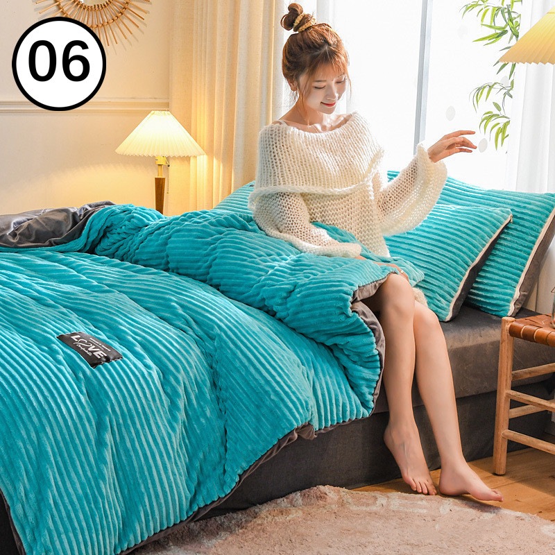 掛け布団カバー 冬用フリースマイクロファイバー無地ボーダー光沢感おしゃれ ダブル 掛け布団カバー 冬用フリースマイクロファイバー無地ボーダー光沢感