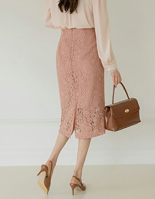 [メガ割りSALE]レースHラインスカート・p682207