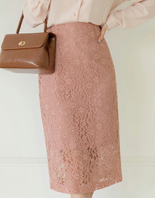 [メガ割りSALE]レースHラインスカート・p682207