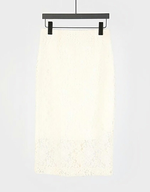 [メガ割りSALE]レースHラインスカート・p682207