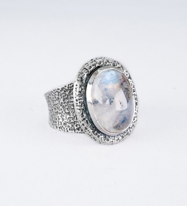 [HARANG]★BTS 着用★ HR 27R_Big Labradorite Ring 925forher Lovely Labradorite Ring Size 7 | Sterling Silver
