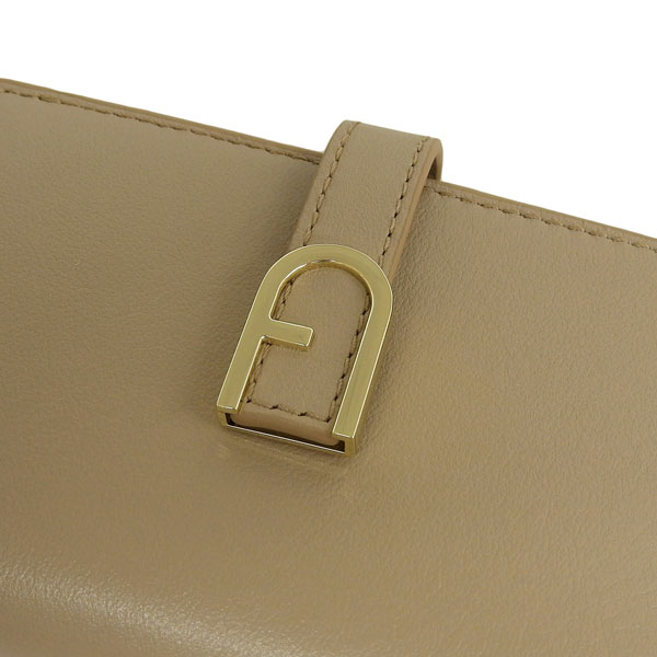 フルラ 財布 レディース 二つ折り財布 レザー ブラウン フロー FLOW M COMPACT WALLET WP00401BX20451257S FURLA