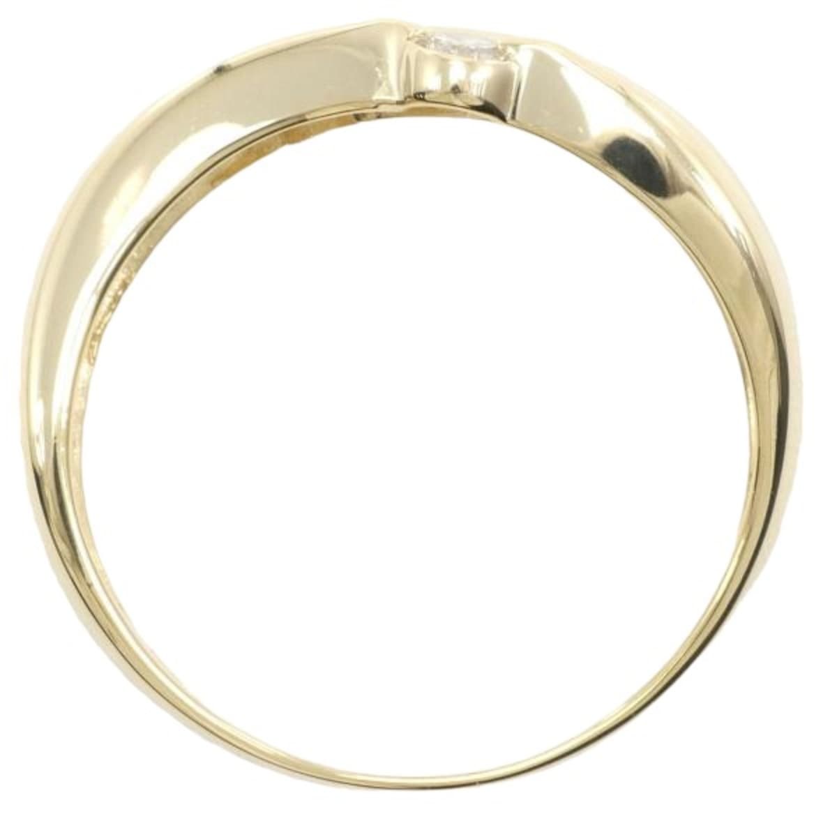 K18リング イエローゴールド　13号 リング・指輪 13号 18金 K18イエローゴールド ダイヤモンド 0.04ct