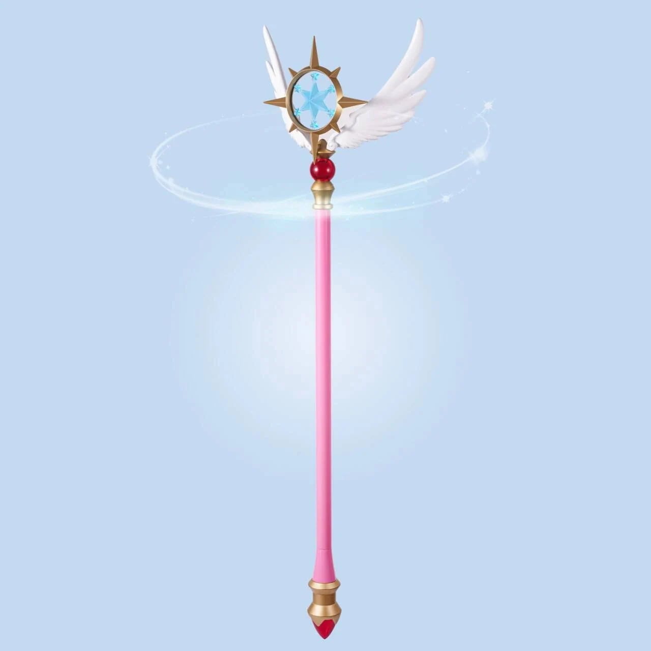 カードキャプターさくら』25周年記念 木之本 桜　夢の杖　樹脂　100cm　グッズ　封印の杖　魔法の杖　1:1レプリカ　オリジナルデザイン