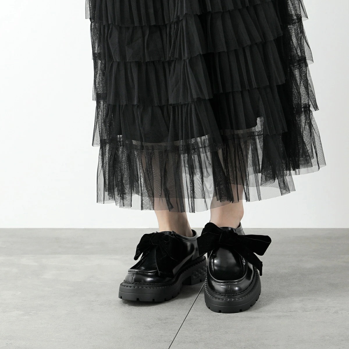 Jimmy Choo ジミーチュウ ローファー MARLOW MOCASSIN/F HJW マーロー モカシン レディース リボン ベルベット ベロア シューズ 【mega】