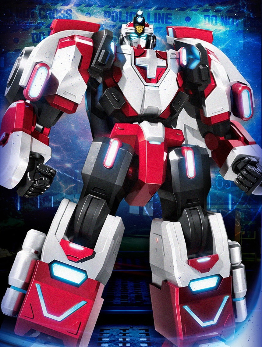 ミニ特攻隊 シーズン6 最強警察 メディックコップ ロボットおもちゃ / MEDIC COP